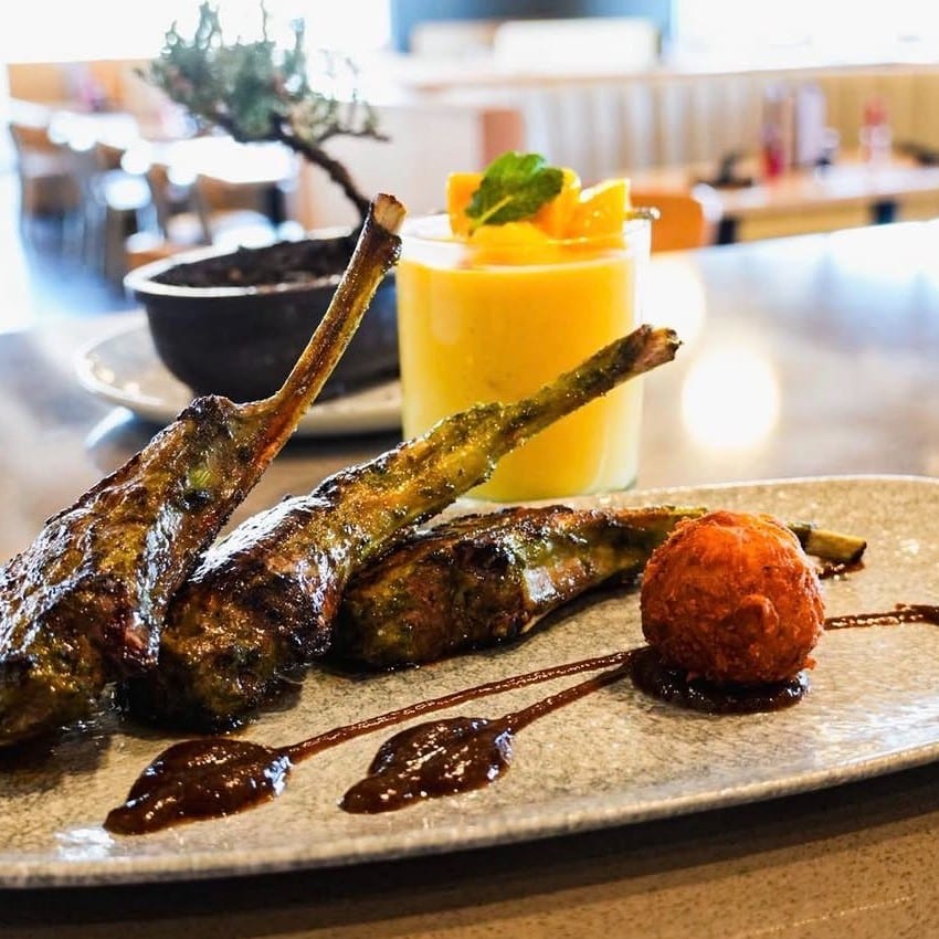 Hariyali Lamb Chops.